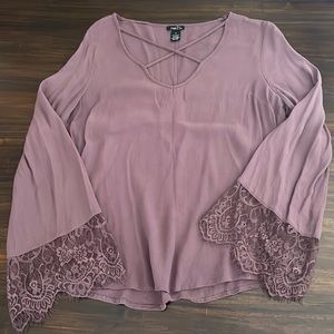Purple Dress Top